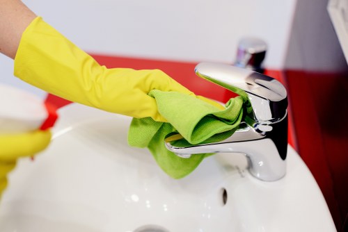 Professional Heston carpet cleaners refreshing a home carpet