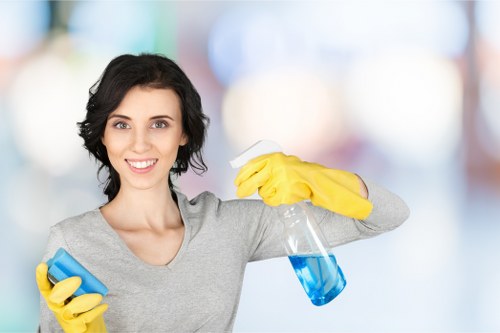 Clean and restored carpet fibers after professional treatment