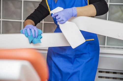 Operative checking cleaning solutions and protective gear